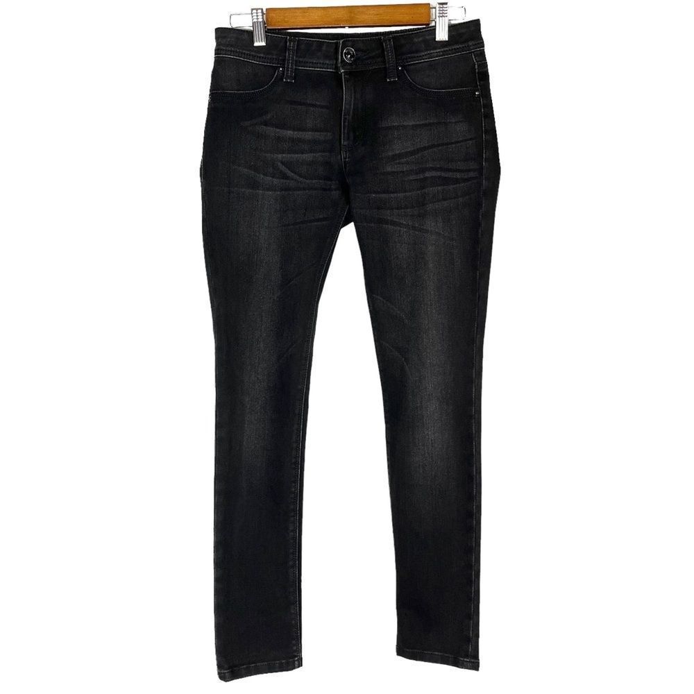 Dl1961 Emma Grunge Black Skinny Jeans Leggings Womens Size 27